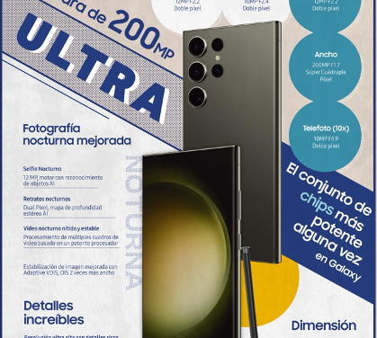<strong>[Infografía] Galaxy S23 Ultra: máxima potencia, cámara épica</strong>