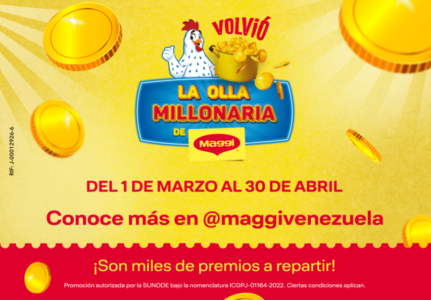 Con el regreso de su exitosa Olla Millonaria, MAGGI® revela grandes eventos para los venezolanos