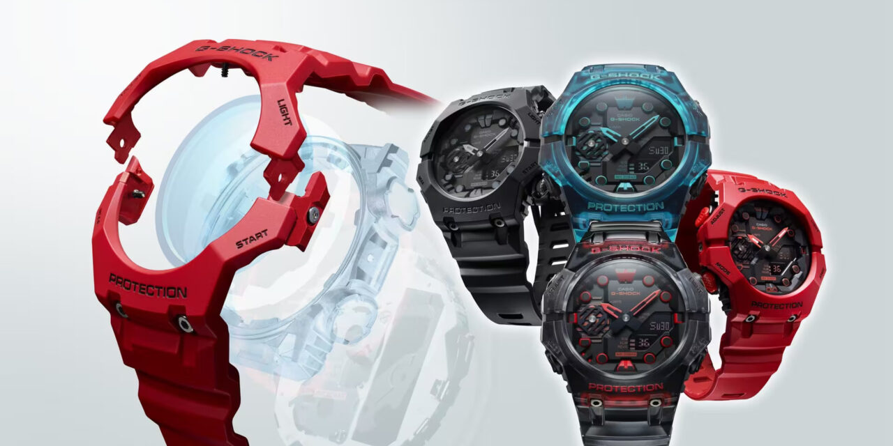 El primer G-SHOCK con bisel y correa integrados: te presentamos los nuevos modelos de la marca inspirados en la realidad virtual