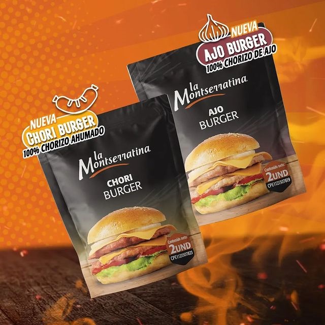 La Montserratina le da la vuelta a su sabor parrillero, convirtiendo dos de sus chorizos ahora también en hamburguesas