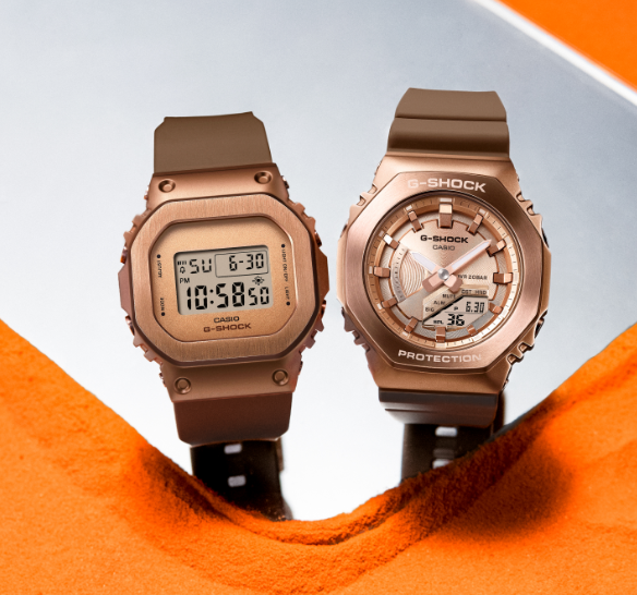 De día o de noche, el bronce es el color: G-SHOCK marca una tendencia para Outfits Y2K