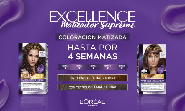 Mantén la calma y combate los tonos naranjas con Excellence Matizador Supreme de L’Oréal Paris