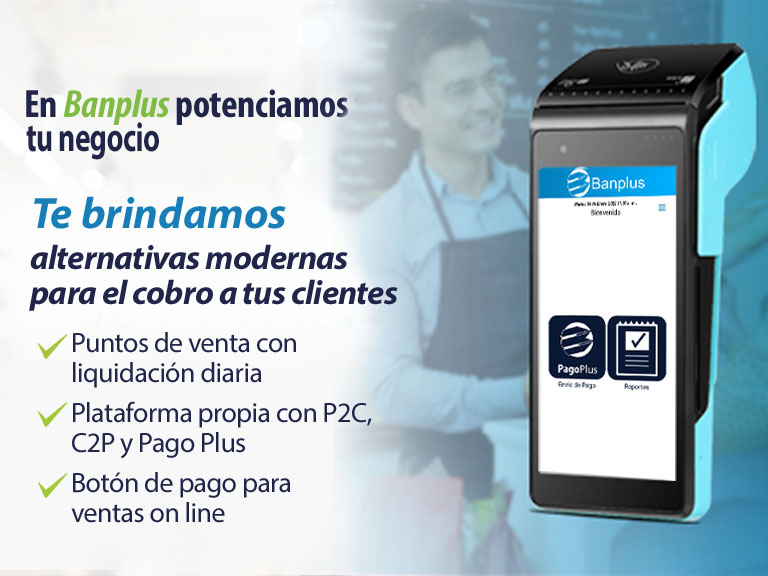 Banplus brinda alternativas modernas en medios de pago  