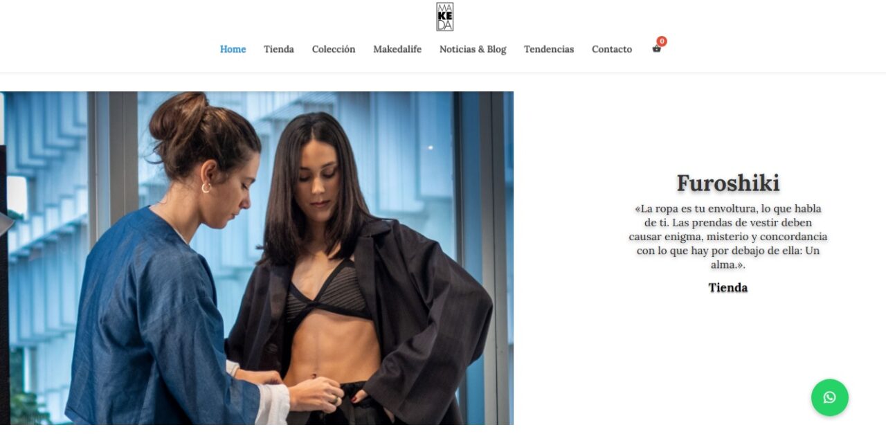 Makeda estrenó nuevo sitio web para presentar sus creaciones