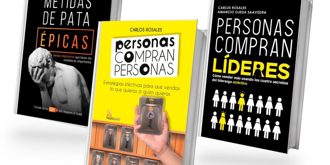 Tres libros han permitido a Carlos Rosales lograr su objetivo de dignificar las ventas