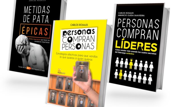 Tres libros han permitido a Carlos Rosales lograr su objetivo de dignificar las ventas