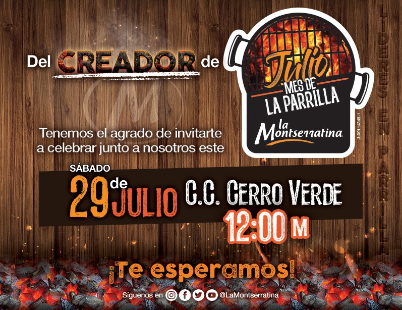 Regresa a Caracas el Gran Evento del “Día del Parrillero” de la mano de La Montserratina
