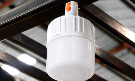 Bombillo recargable Pickens es ideal para excursiones y campamentos