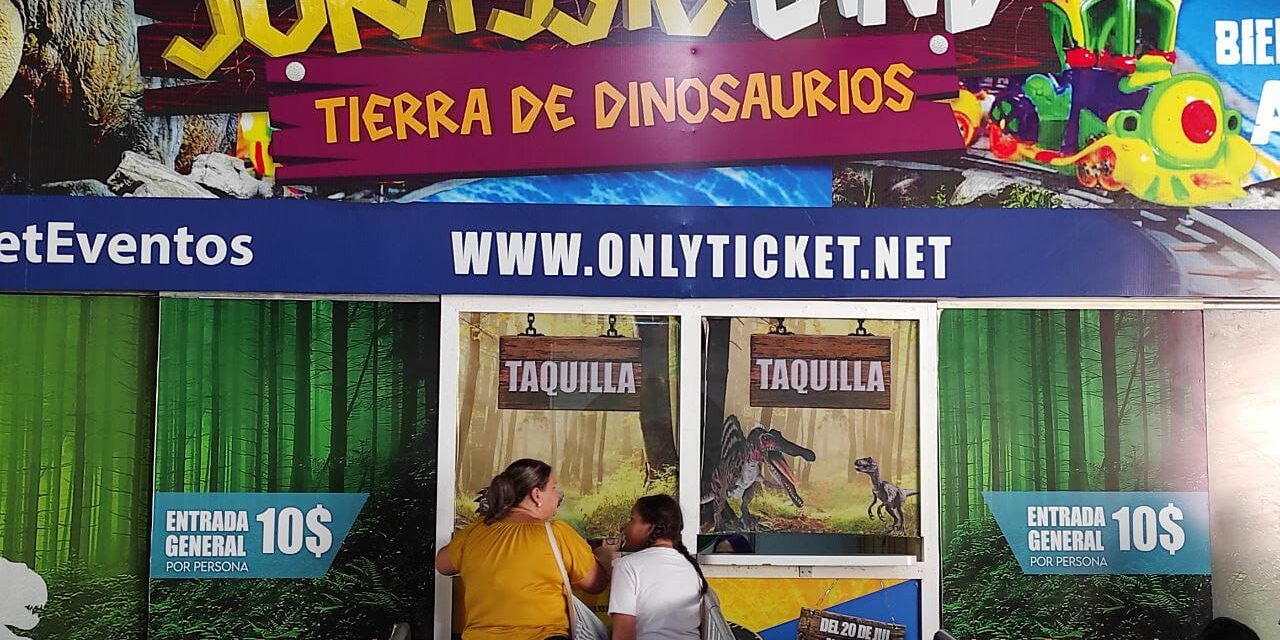 JURASSICLAND “LA TIERRA DE LOS DINOSAURIOS”, SE APODERA DE CARACAS HASTA EL 17 DE SEPTIEMBRE