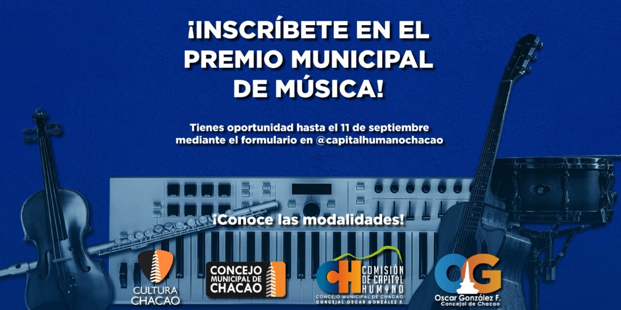 Chacao inicia postulaciones para el Premio Municipal de Música