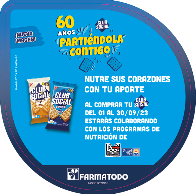 CLUB SOCIAL EN SUS 60 AÑOS APOYA LOS PROGRAMAS DE ALIMENTACIÓN DEL DIVIDENDO VOLUNTARIO PARA LA COMUNIDAD