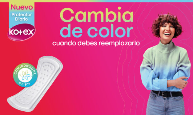 Kotex lanza primer protector que cambia de color cuando debe ser reemplazado