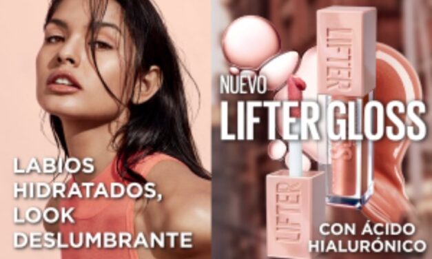 Gloss con ácido hialurónico de Maybelline New York para unos labios con más volumen e hidratación