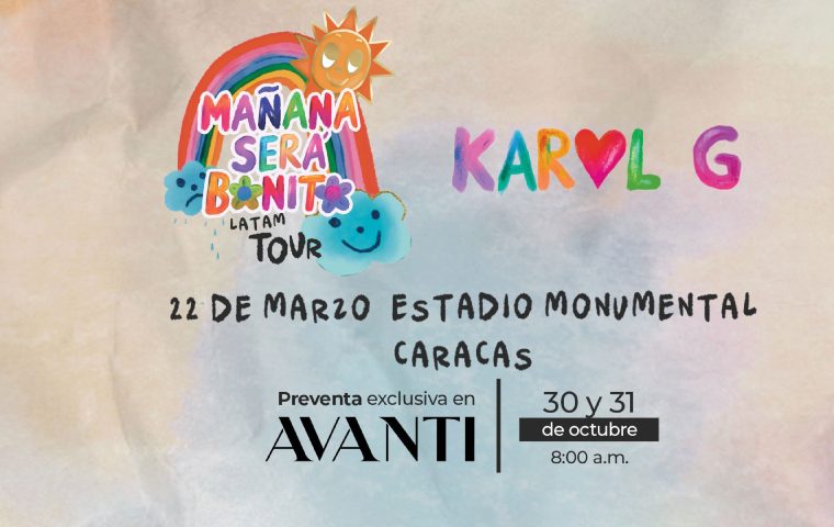 Avanti abrirá la primera preventa en Venezuela para los seguidores de Karol G