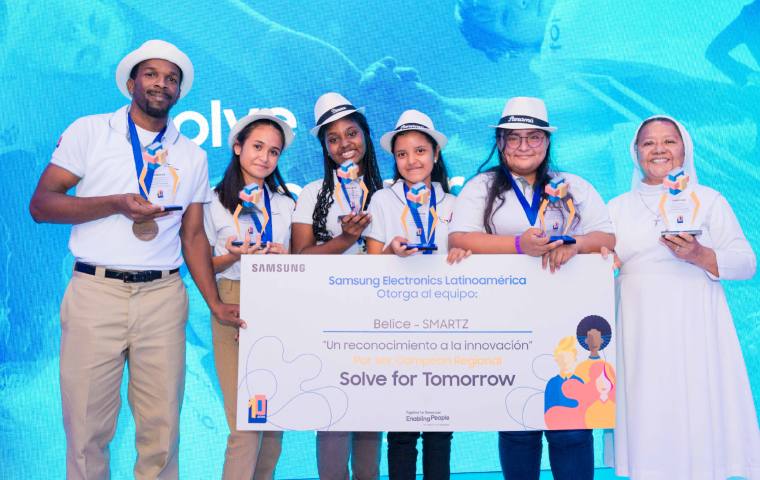Estudiantes de Belice ganan el programa regional Samsung Solve for Tomorrow 2023