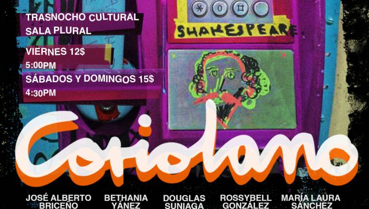 El Teatro de la Penumbra presenta “Coriolano” en el Trasnocho Cultural