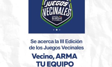 La Alcaldía del Hatillo inicia proceso de inscripción para la III edición de los Juegos Vecinales