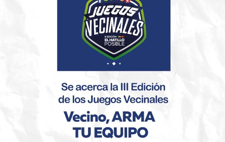 La Alcaldía del Hatillo inicia proceso de inscripción para la III edición de los Juegos Vecinales