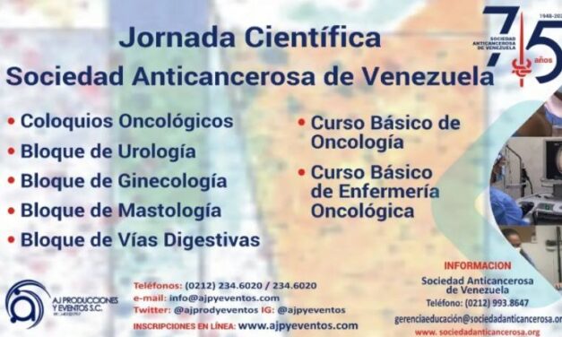 Jornadas Científicas SAV 2023: Actualización oncológica de vanguardia