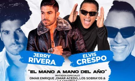 Jerry Rivera y Elvis Crespo, salsa y merengue en la gran fiesta bailable de 2023 