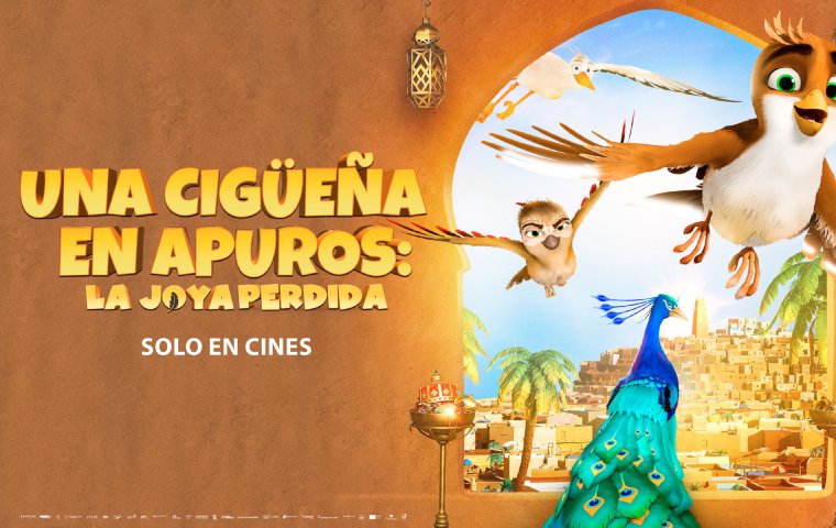 “Una cigüeña en apuros: la joya perdida”, film animado que llega para toda la familia