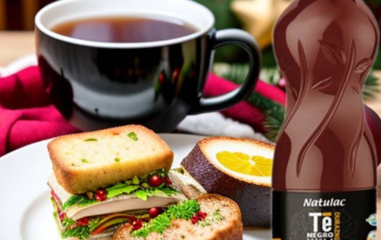 Té Negro Natulac de Limón y Durazno es ideal para refrescarte en Navidad