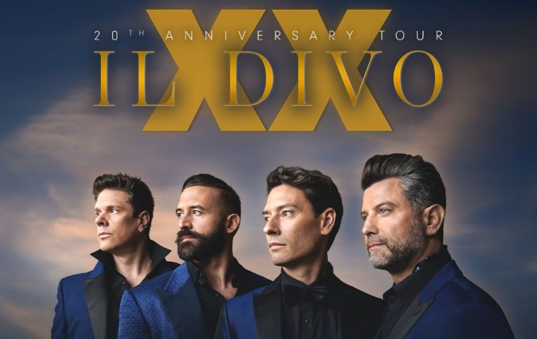 IL DIVO llega a Venezuela a celebrar en una fabulosa gala sus 20 años de carrera