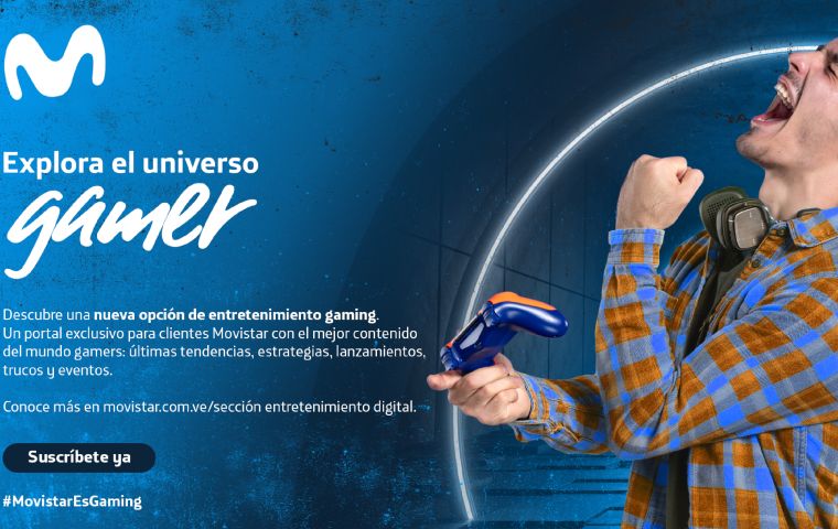 Movistar trae a Venezuela el servicio por suscripción Team Gamers exclusivo para sus clientes