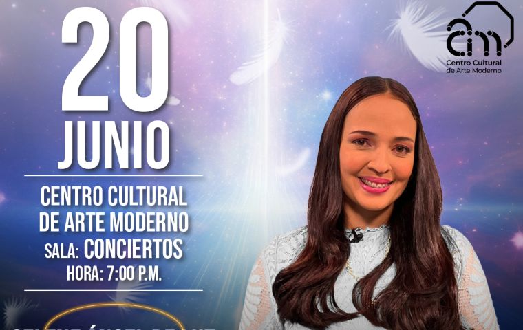 Selene Ángel De Luz: La mensajera de los ángeles – 20 de Junio en el Centro Cultural de Arte Moderno