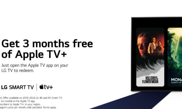 LG Electronics (LG) ofrece acceso gratuito durante tres meses a AppleTV+