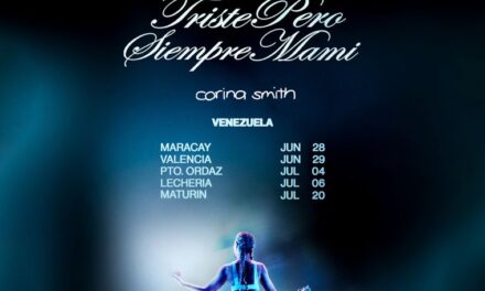 Corina Smith suma nuevas fechas a “Triste pero siempre Mami Tour” en Venezuela