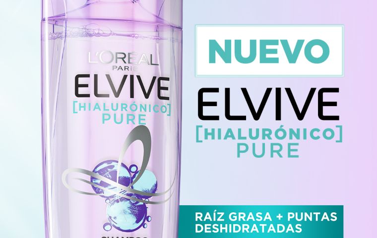 Elvive Hialurónico Pure: doble poder y doble eficacia, la nueva era de Elvive
