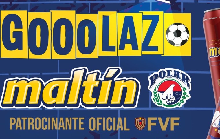 Maltín Polar se viste de Vinotinto para gritar ¡Gooolazo Maltín Polar!