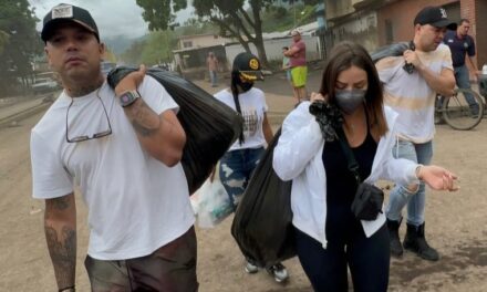 Yuli Zeraoidex y José «Bandy» Laverde movilizaron ayuda para Cumanacoa, tras inundaciones