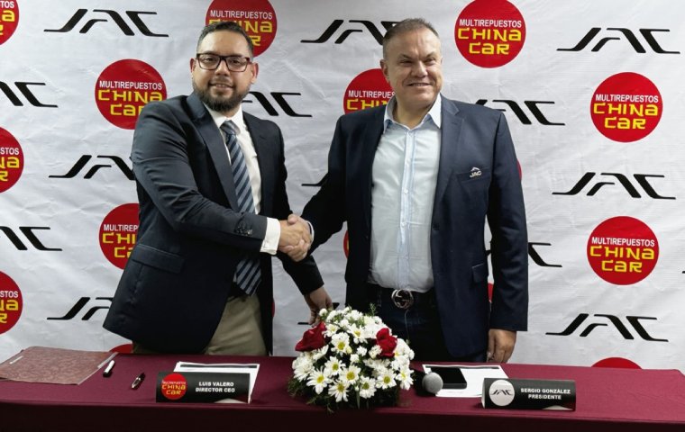 China Car y JAC Motors Venezuela firman convenio para la distribución de repuestos