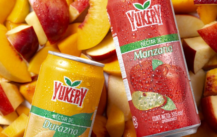 Vuelve Yukery de Manzana y Durazno en lata para invadir de sabor a los consumidores donde y cuando sea