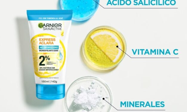 Diles adiós a las imperfecciones de tu rostro con Express Aclara Anti-Imperfecciones de Garnier 