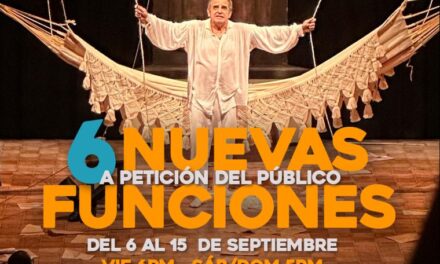 “Mi último delirio: Simón Bolívar” regresa a petición del público por 6 funciones al Teatro Trasnocho 