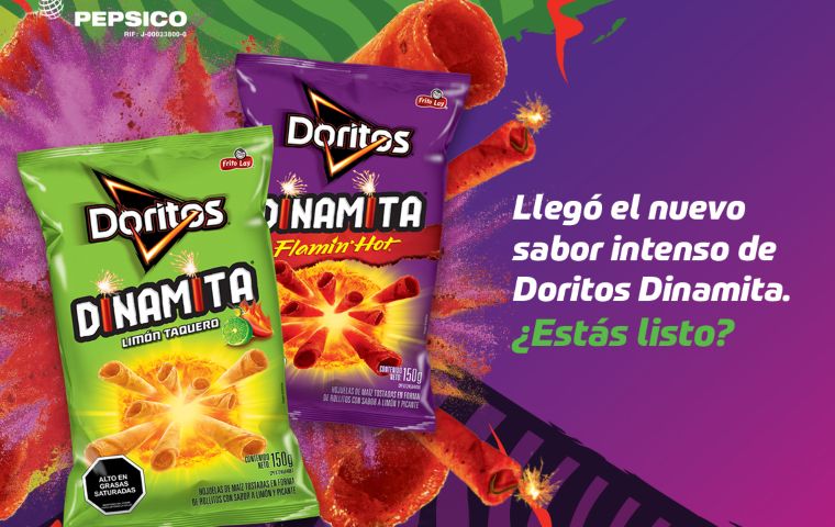 DORITOS TAQUERO Y FLAMIN’ HOT, LLEGARON EN VERSIÓN DINAMITA PARA CAUSAR UNA EXPLOSIÓN DE SABORES QUE DETONARÁ TUS SENTIDOS