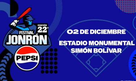 Se viene el Festival Jonrón Pepsi el 2 de diciembre