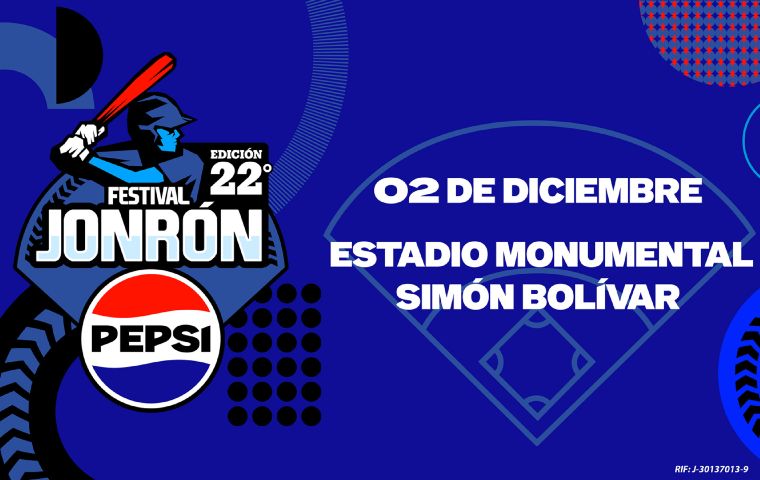 Se viene el Festival Jonrón Pepsi el 2 de diciembre