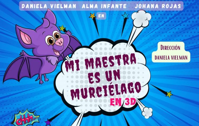 “Mi Maestra es un Murciélago en 3D” para disfrute de grandes y chicos en el  Centro Cultural Chacao