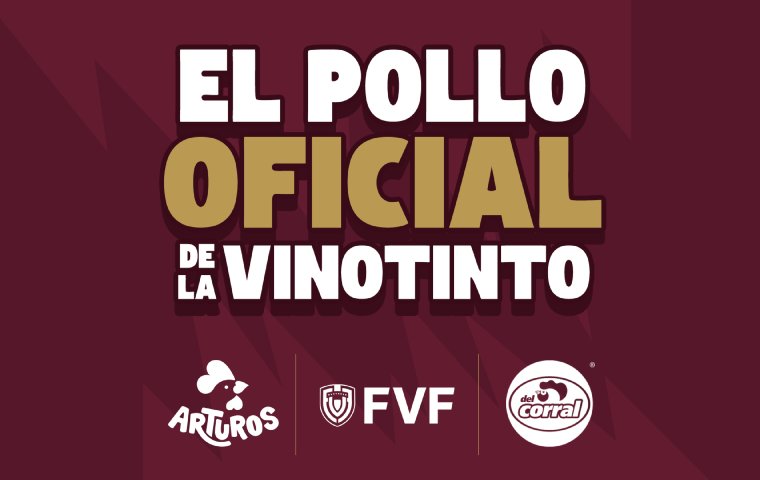 Arturos y Del Corral se convierten en el Pollo oficial de la Vinotinto
