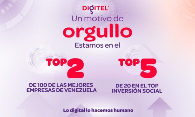 Digitel asciende al segundo lugar en el Top 100 Companies de la revista Business Venezuela