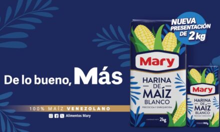 Mary lanza versión de 2 kilos de su Harina de Maíz Blanco