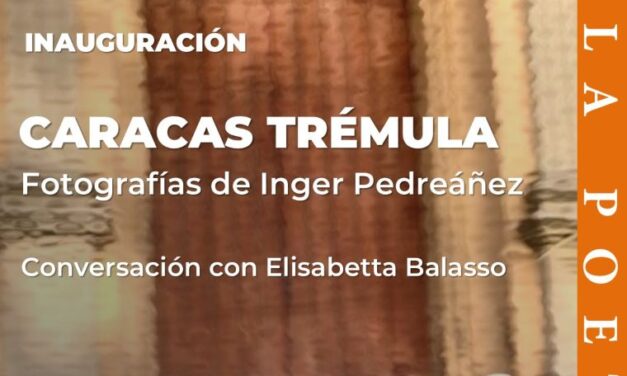 Caracas Trémula de Inger Pedreáñez en La Poeteca