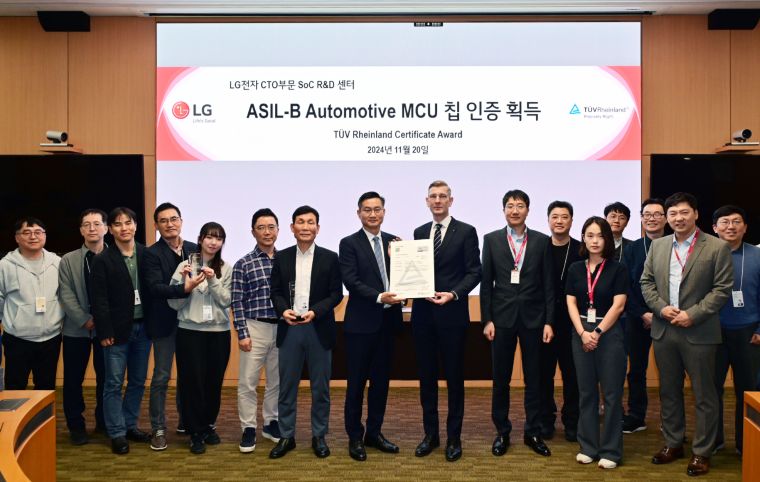 LG Reconocida por su innovación con su primera MCU certificada para el sector automotriz