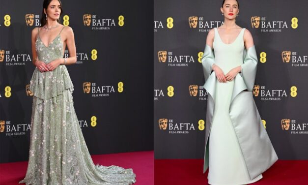 Soirse Ronan & Stacy Martin usan Louis Vuitton para los premiosEE BAFTA Film Awards 2025