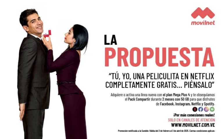 Vive un “Amor de Película” con Movilnet