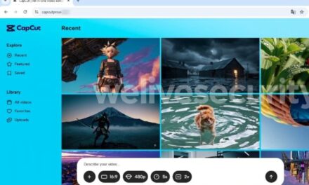 Falso sitio de CapCut, que ofrece crear videos con IA, descarga software malicioso de acceso remoto